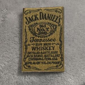 Jack Daniels Subdued Honor Our Military Olive Drab Morale Patch Velcrow Patch